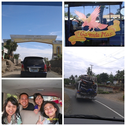 on the way to Manado. Garuda MAs is one of rent car provider. Contact Person: Pak Agus 085240081234. At that time we paid 1 million (include gasoline and driver fee)